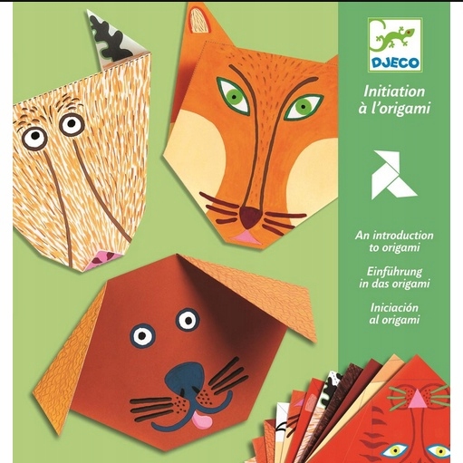 

Djeco: zestaw art origami z naklejkami zwierzaki