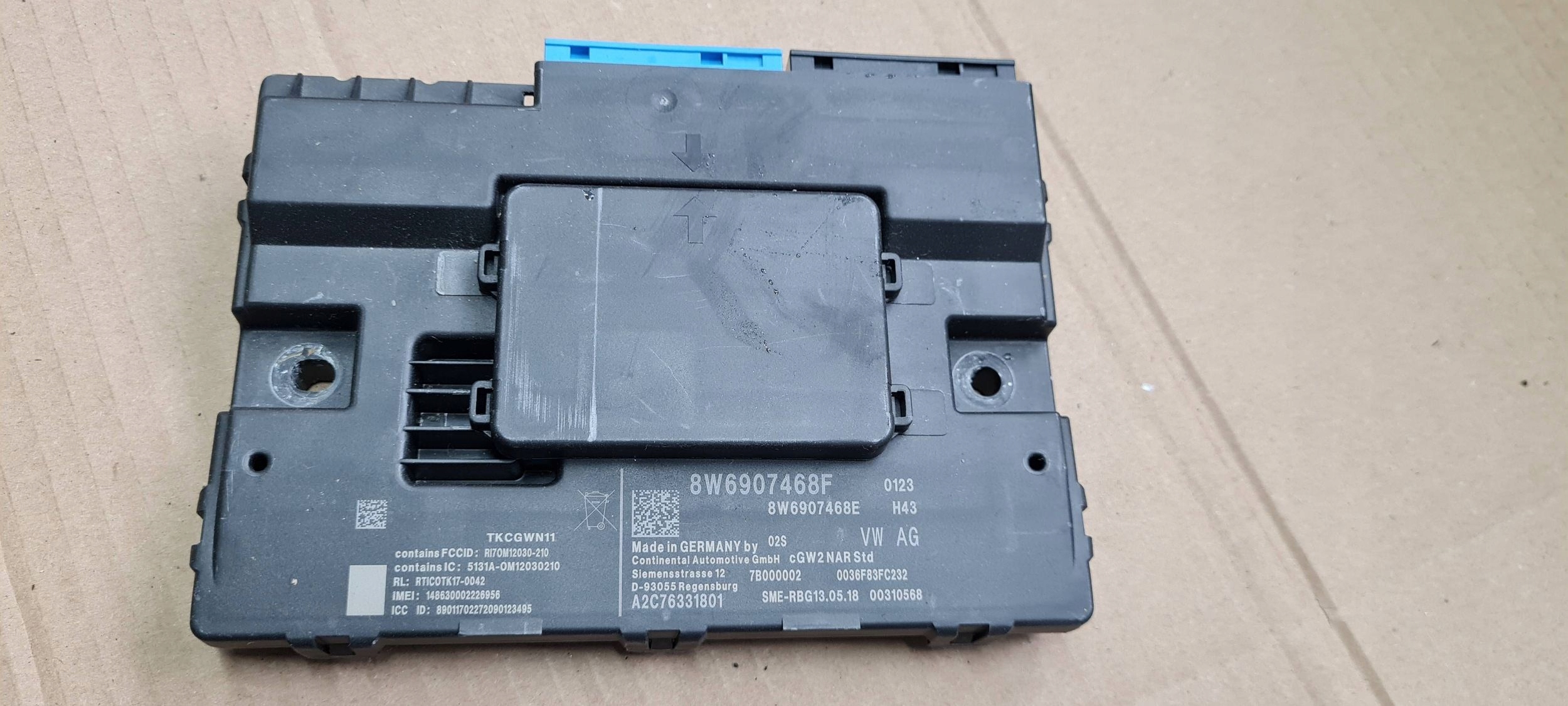 Q5 80A modul Bedienteil GATEWAY 8W6907468F A4 B9 8W A5