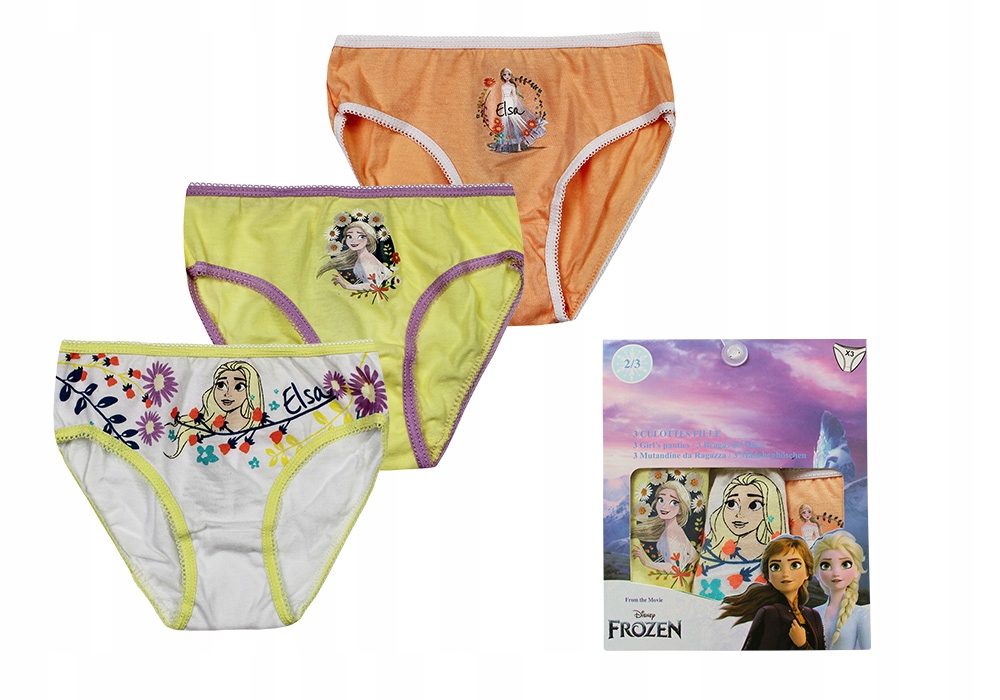 

Kraina Lodu Majtki Dziecięce Disney 3-PAK 4/5LAT