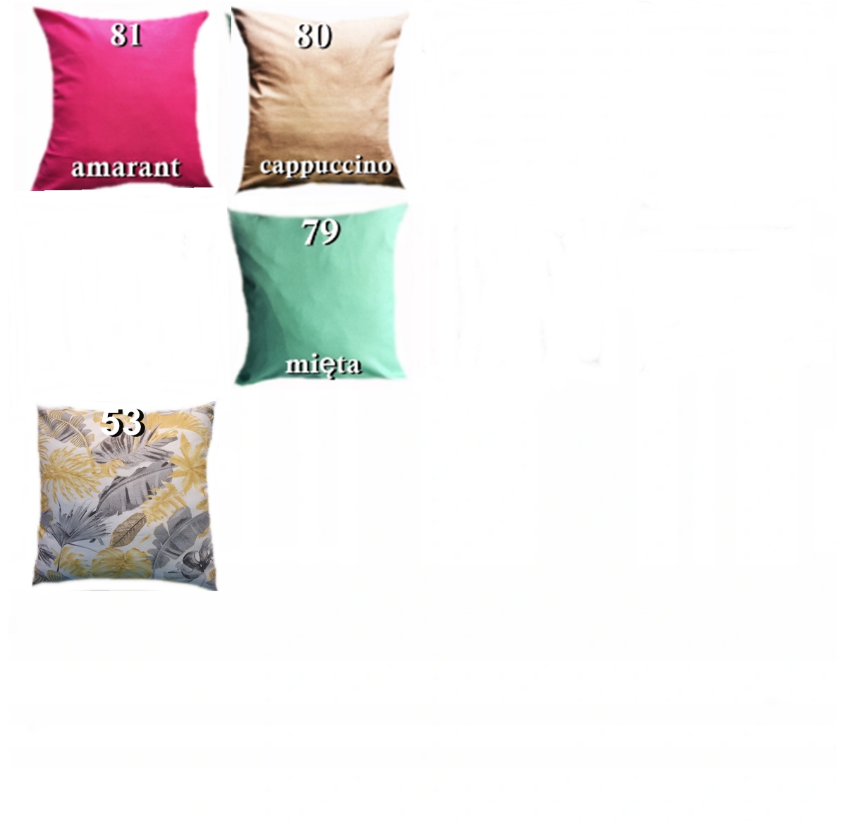 Poszewka na poduszkę jasiek 45x45 nowe wzory hity! Długość 45 cm