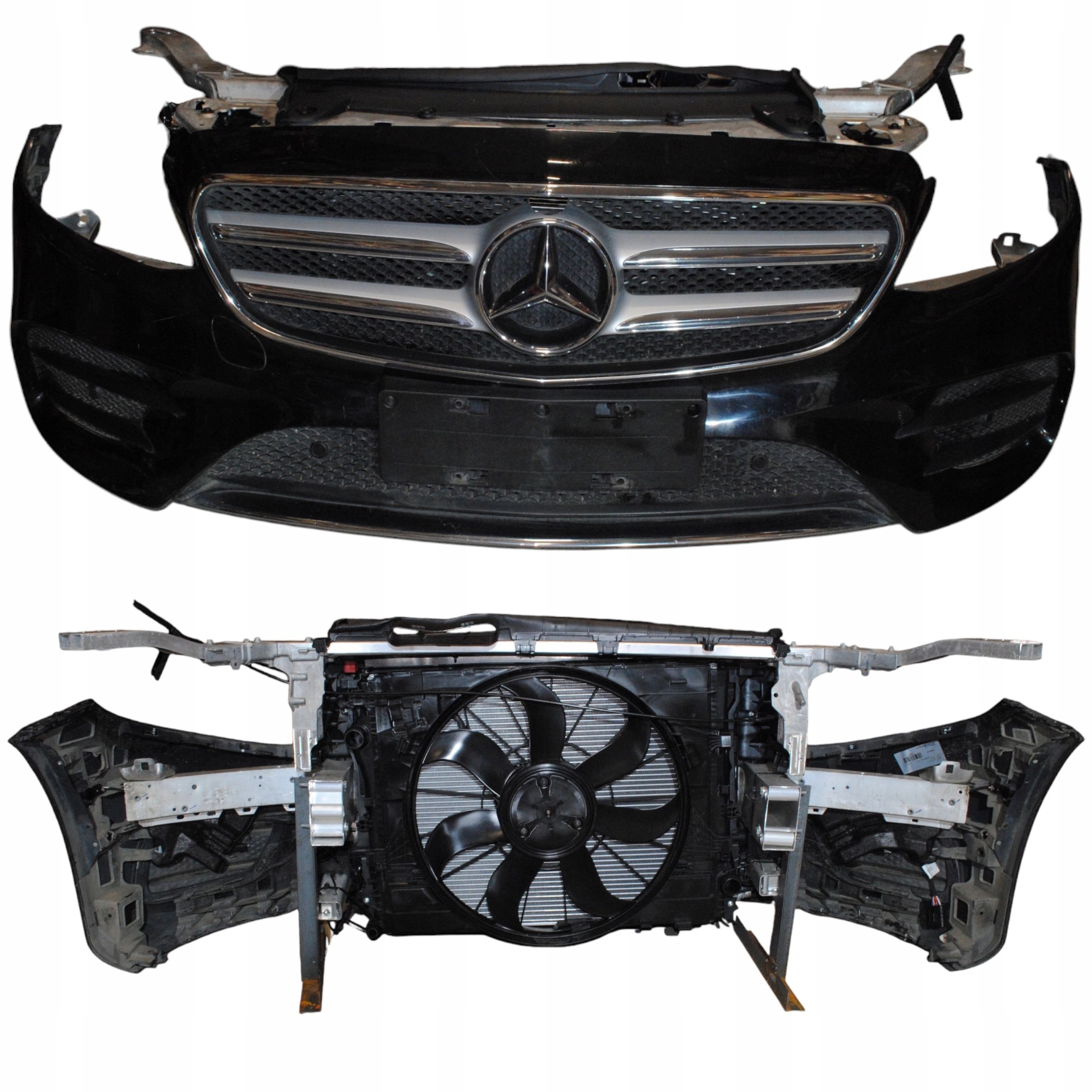 running board bumper support panel for radiators radiator fan Mercedes E W213 S213 AMG