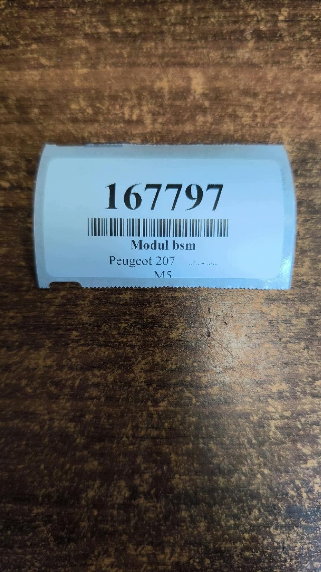 PEUGEOT 207 module BSM 9659741880