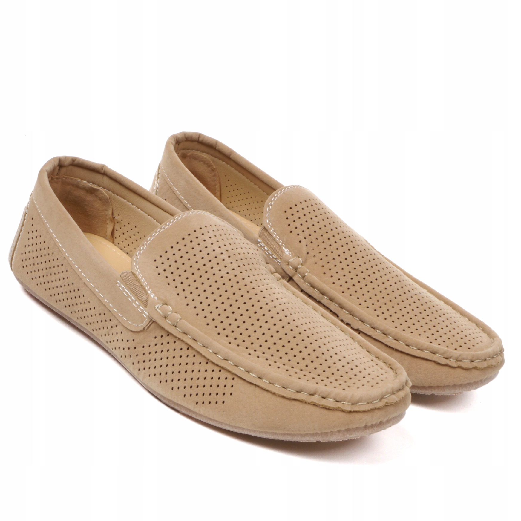 Mokasyny Męskie Ażurowe Półbuty Wsuwane Buty Wiosenne Lekkie Wygodne 43 Kolekcja mokasyny półbuty wiosna lato