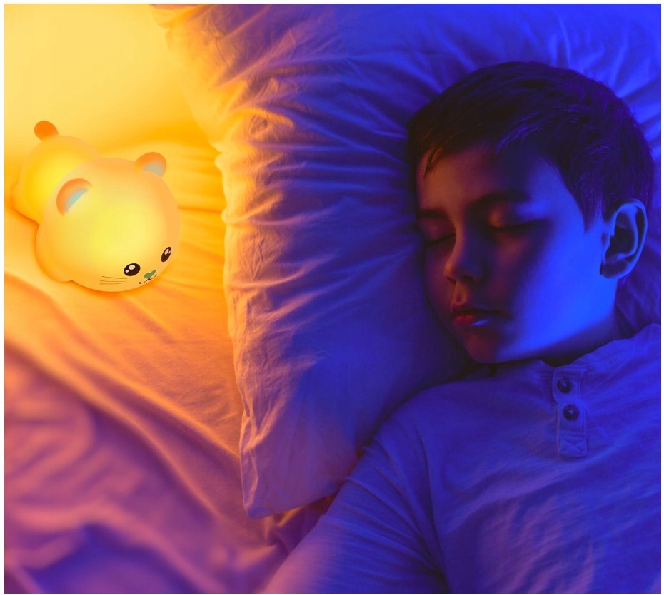 Lampka nocna dla dzieci Neno LED silikonowa Waga produktu z opakowaniem jednostkowym 1 kg