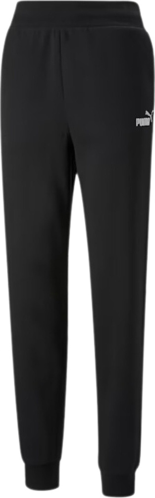 Dámské Kalhoty Pum Ess+ Embroidery High-waist Pants Fl Černé 670 vel XL