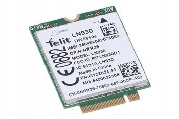 Moduł LTE WWAN M.2 Telit LN930 DW5810E RI7LN930D1 Dell NRR39