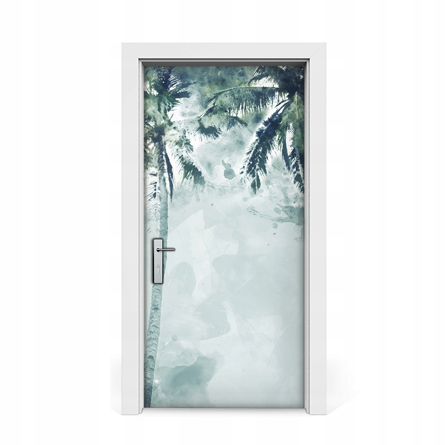 

Fototapeta na drzwi Palmy w chmurach 95x205