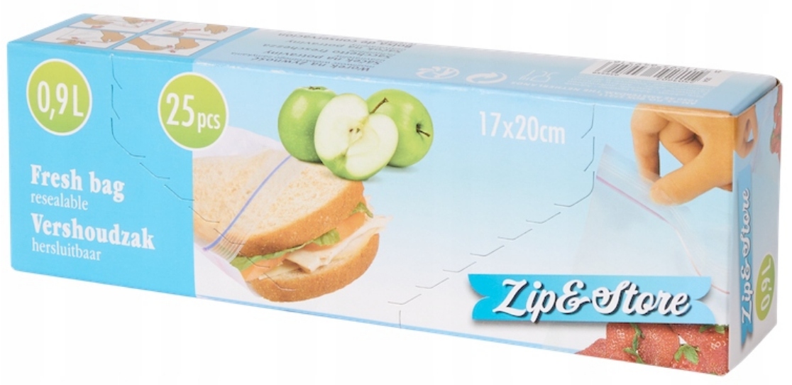 

Woreczki Spożywcze Strunowe 17cm x 20cm 0,9L 25szt