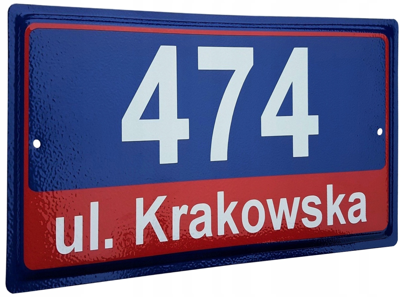 

Tabliczka Adresowa Metalowa Ocynk warszawska