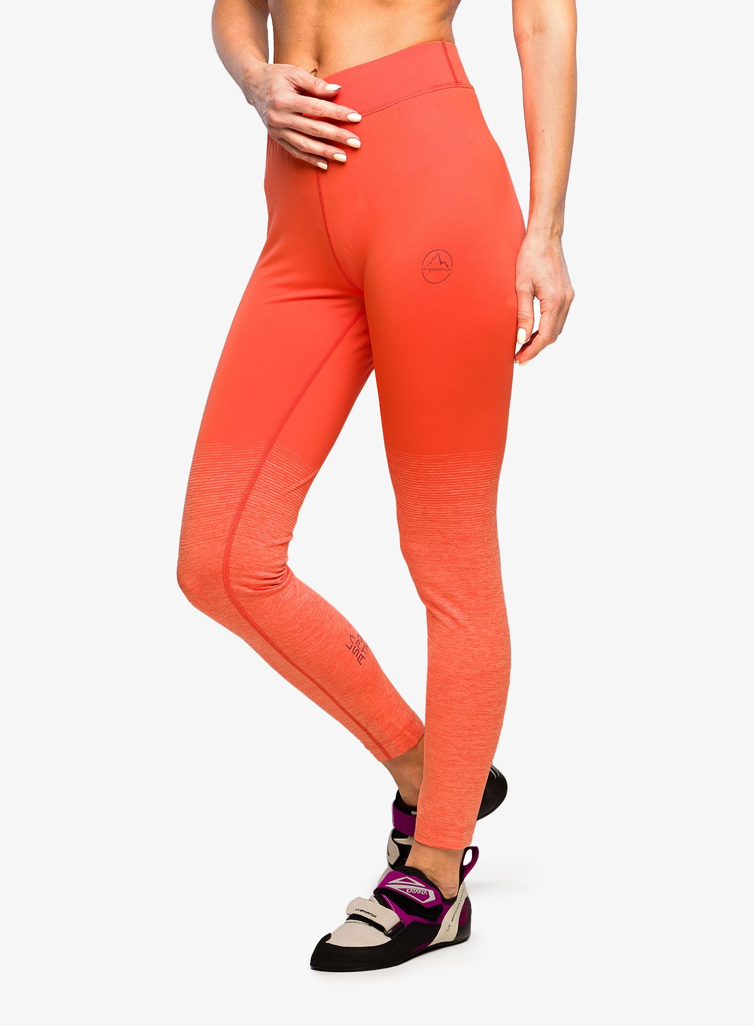 Dámské legíny La Sportiva Patcha Leggins cherry tomato/flamingo S