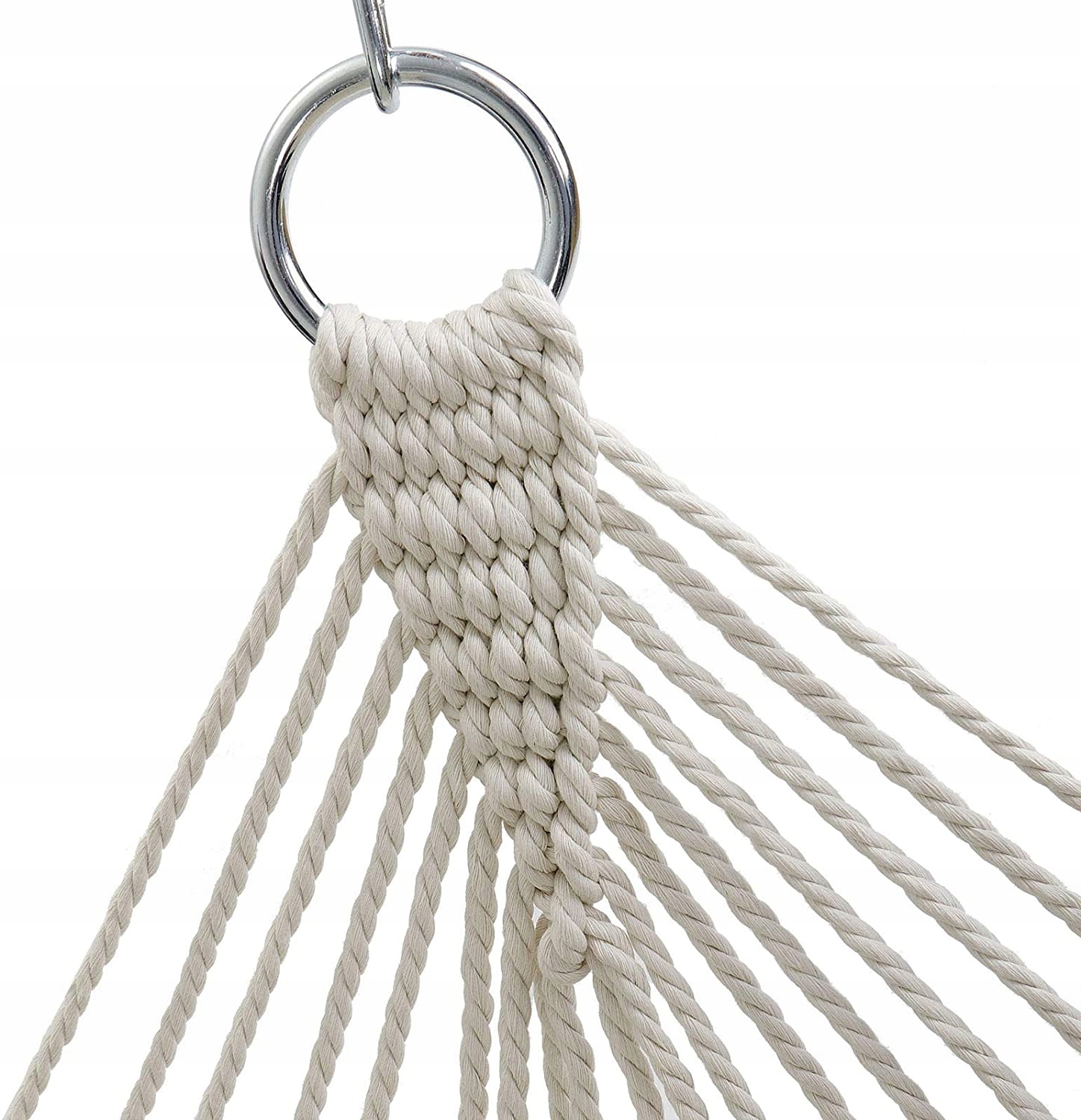 Hamak pikowany dwuosobowy 200x140cm z poprzeczką + poduszka beżowy Model Hamak pikowany 200x140cm - beige