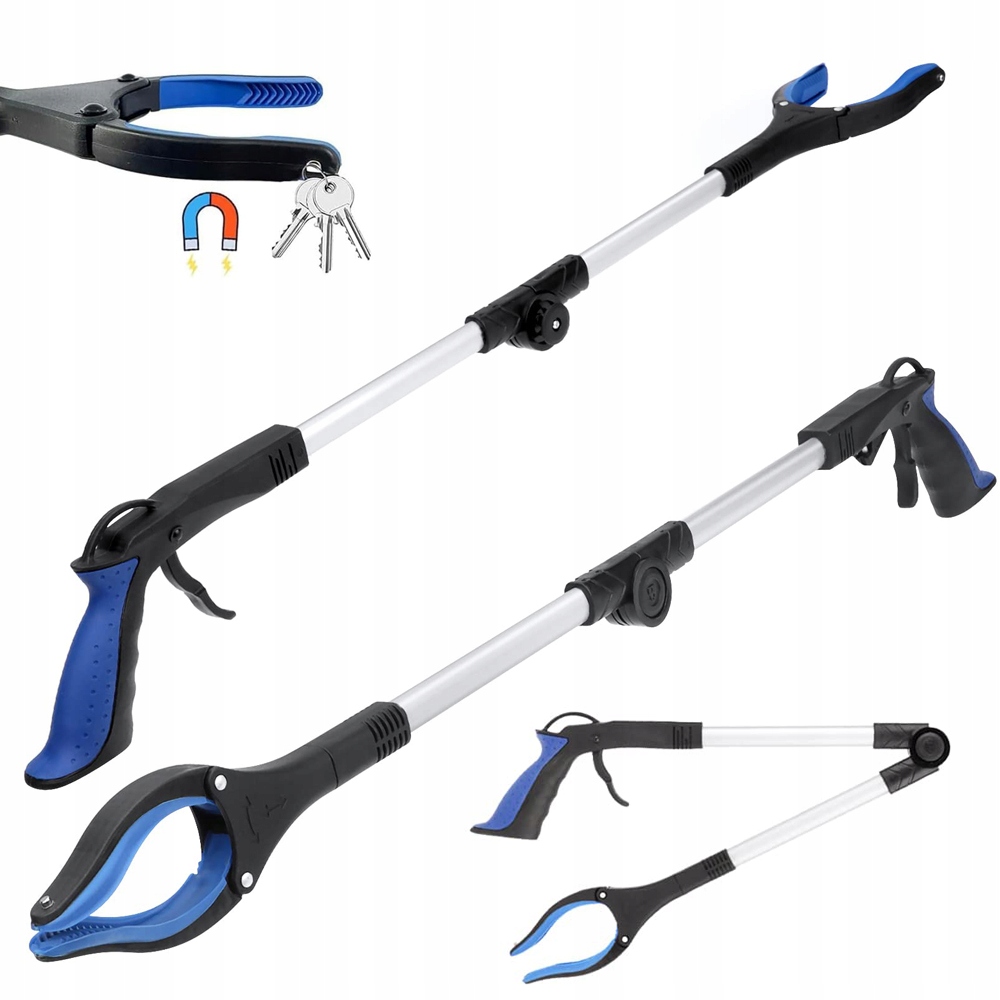 2X Chwytak Łapka Rączka Dla Seniora Do Zbierania Śmieci Zbieracz 81CM