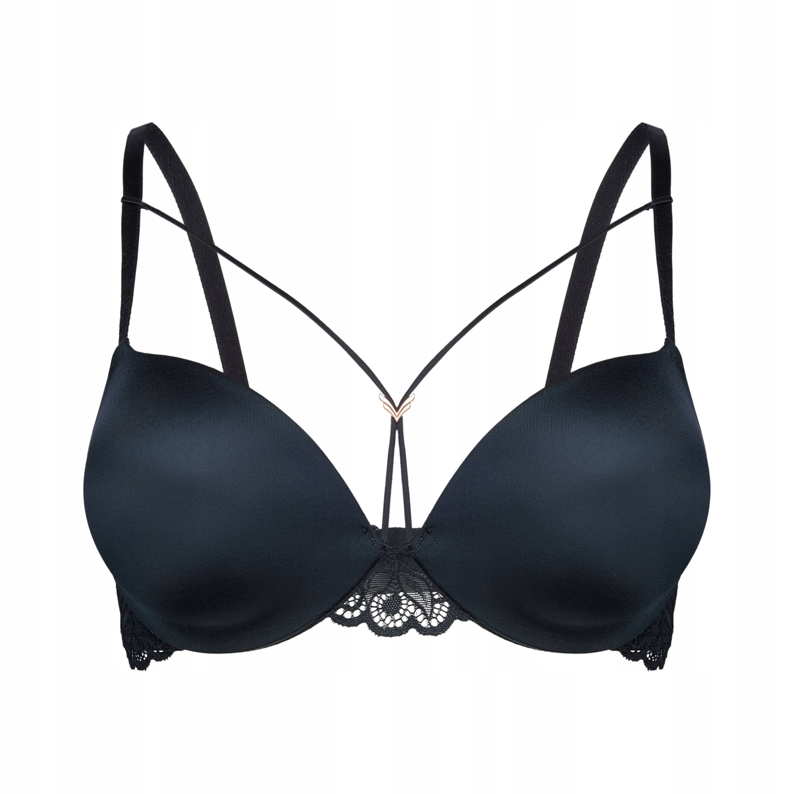 Biustonosz push-up Aurora Esotiq czarny 65B