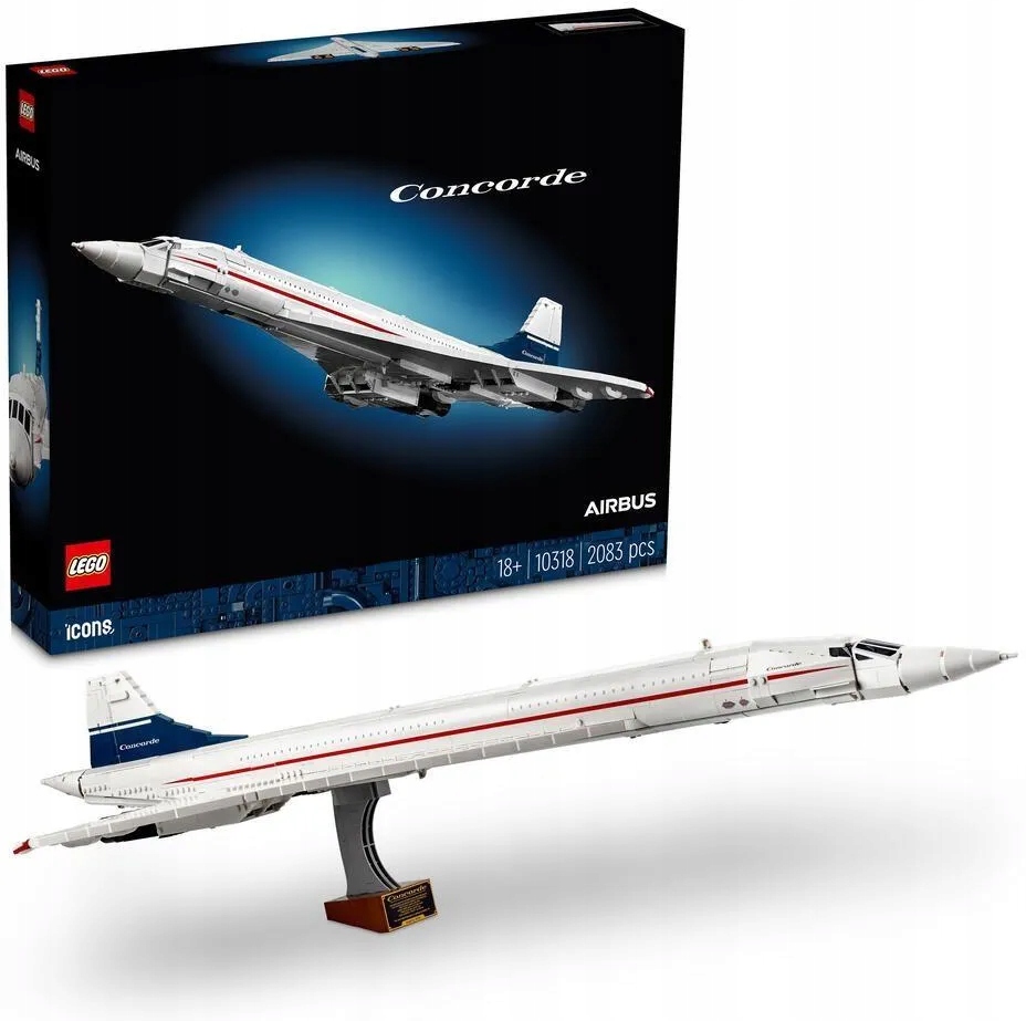 stavebnice Lego Icons 10318 Concorde Letadlo Airbus