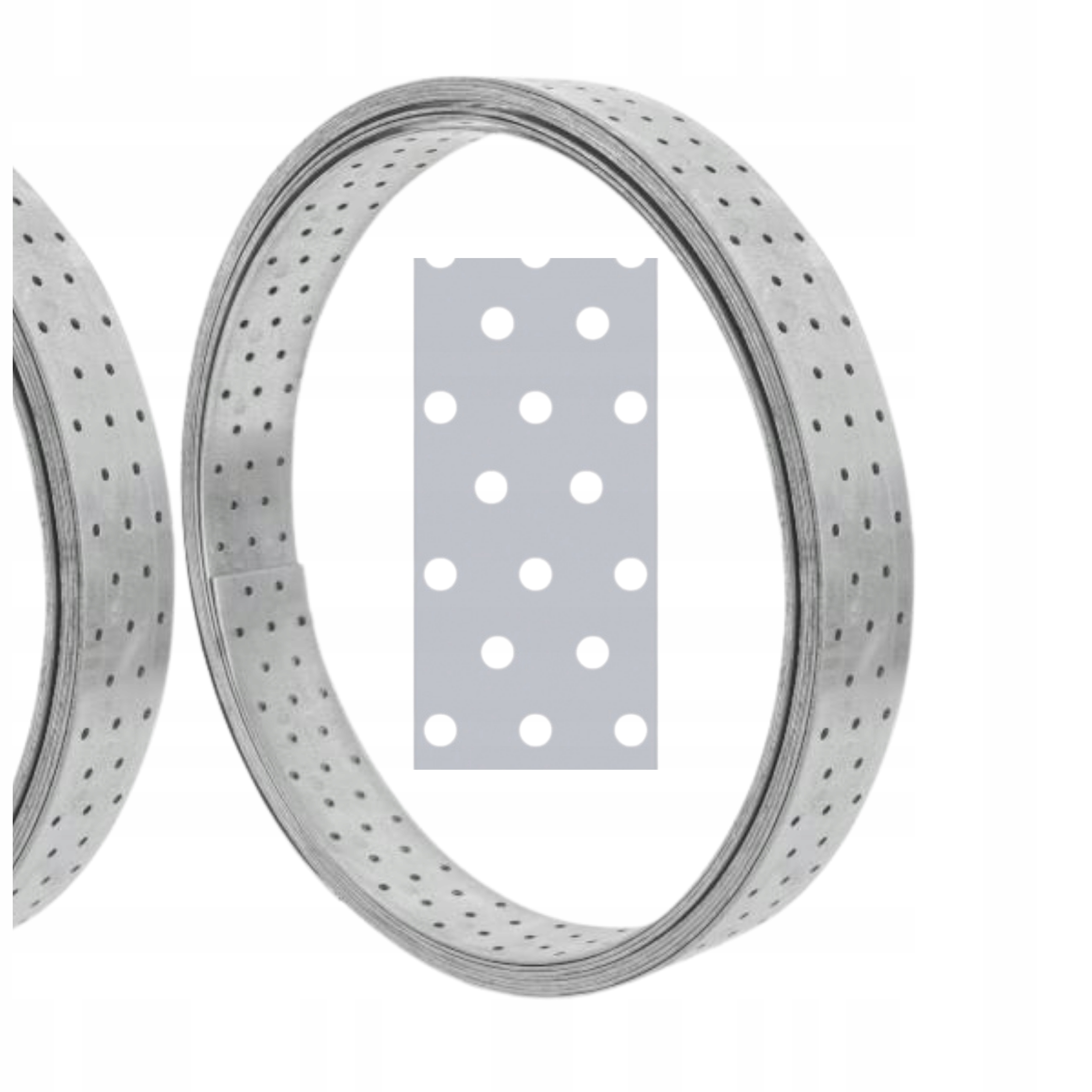 Montážní perforovaná páska 60 mm ocelová tesařská, tloušťka 2 mm, 10 m Pozink