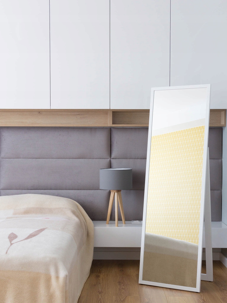 LUSTRO STOJĄCE WĄSKA RAMA PREMIUM 170x50 BIAŁA Kod producenta L170X50WS