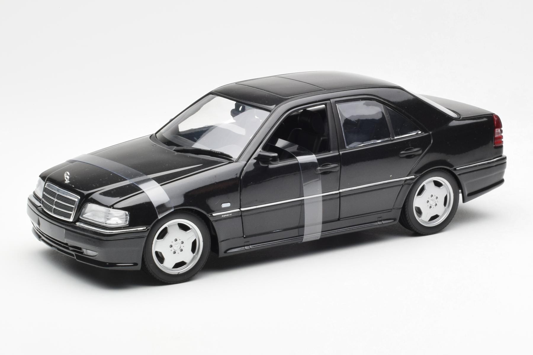 Mercedes C Class W202 C36 Amg Black Metallic Ut Models 1/18