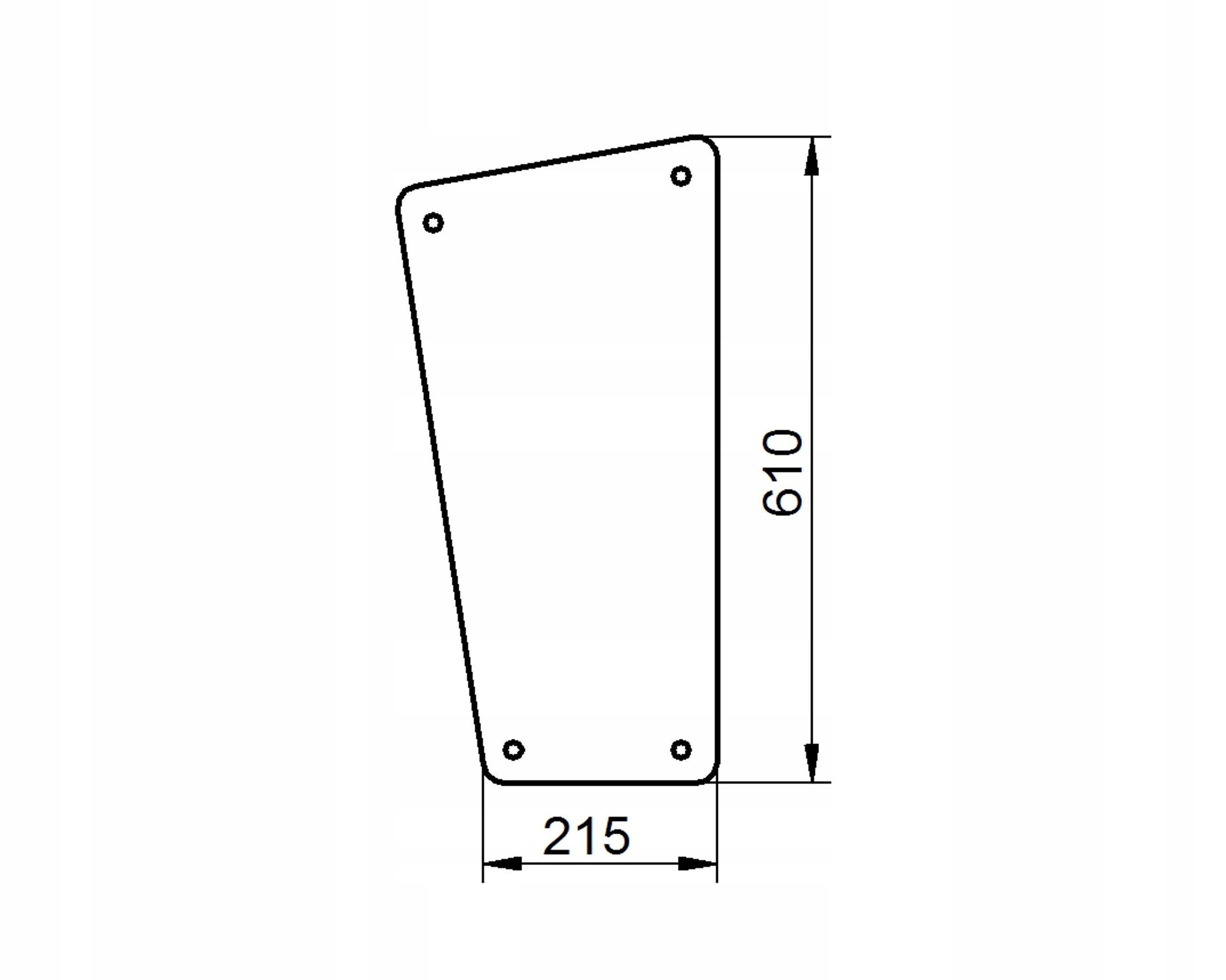 čelní sklo traktoru Deutz-Fahr přední spodní 04340330