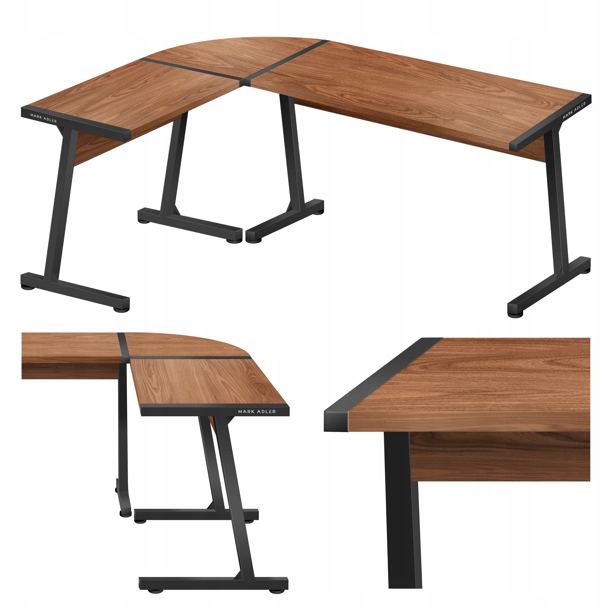 Biurko narożne komputerowe Mark Adler Leader 5.5 WN