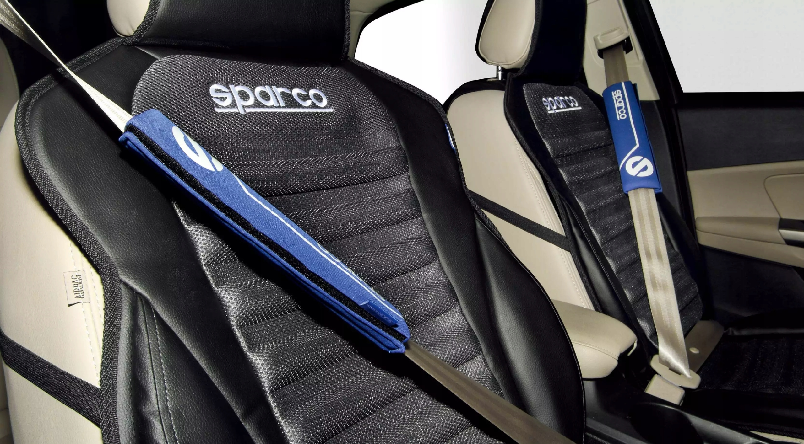 SPARCO SHOULDER PADS (niebieskie) Nakładki na pasy bezpieczeństwa EAN (GTIN) 8430046069242