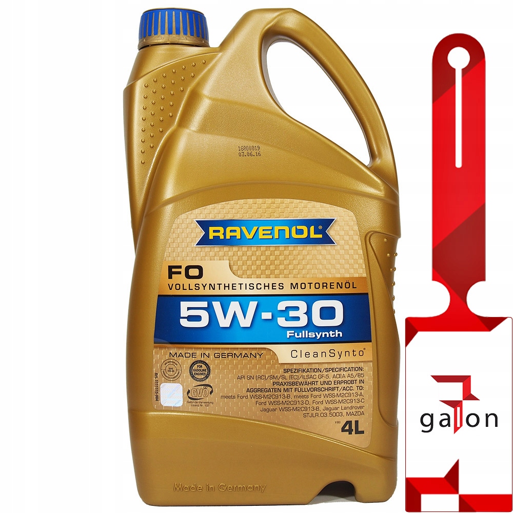 

Ravenol Fo 5W30 CleanSynto 4L