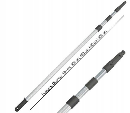 Levně Teleskopická tyč 3-dílná 300 cm Vermop