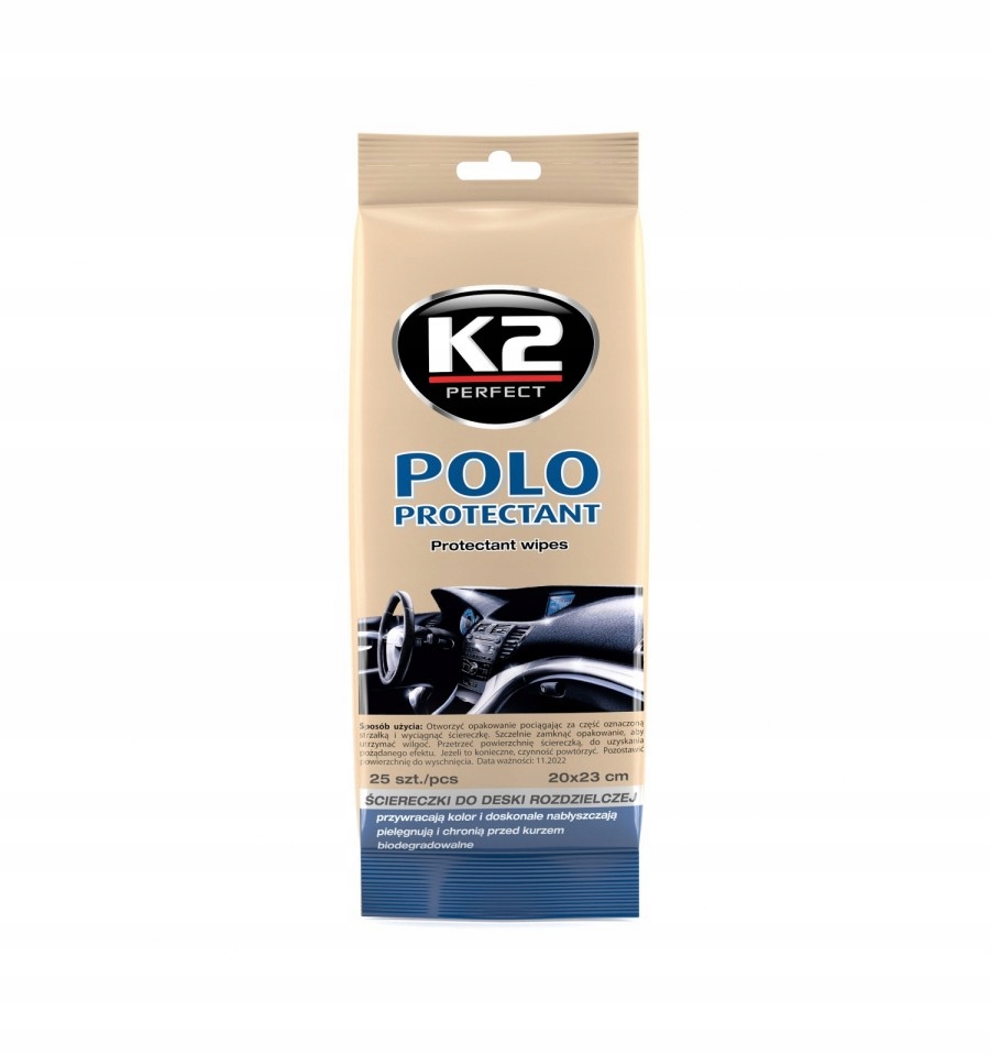 

K2 Polo Chusteczki Protectant Do Kokpitu I Wnętrza