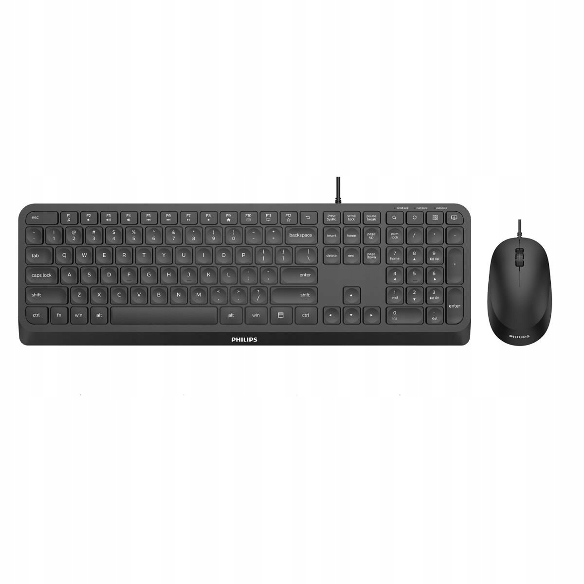 

Przewodowy Zestaw Klawiatura Mysz Philips SPT6207B