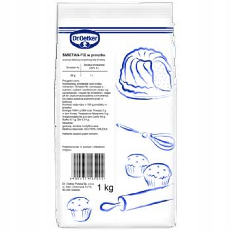 Levně Dr. Oetker Smetana-fix 1 kg