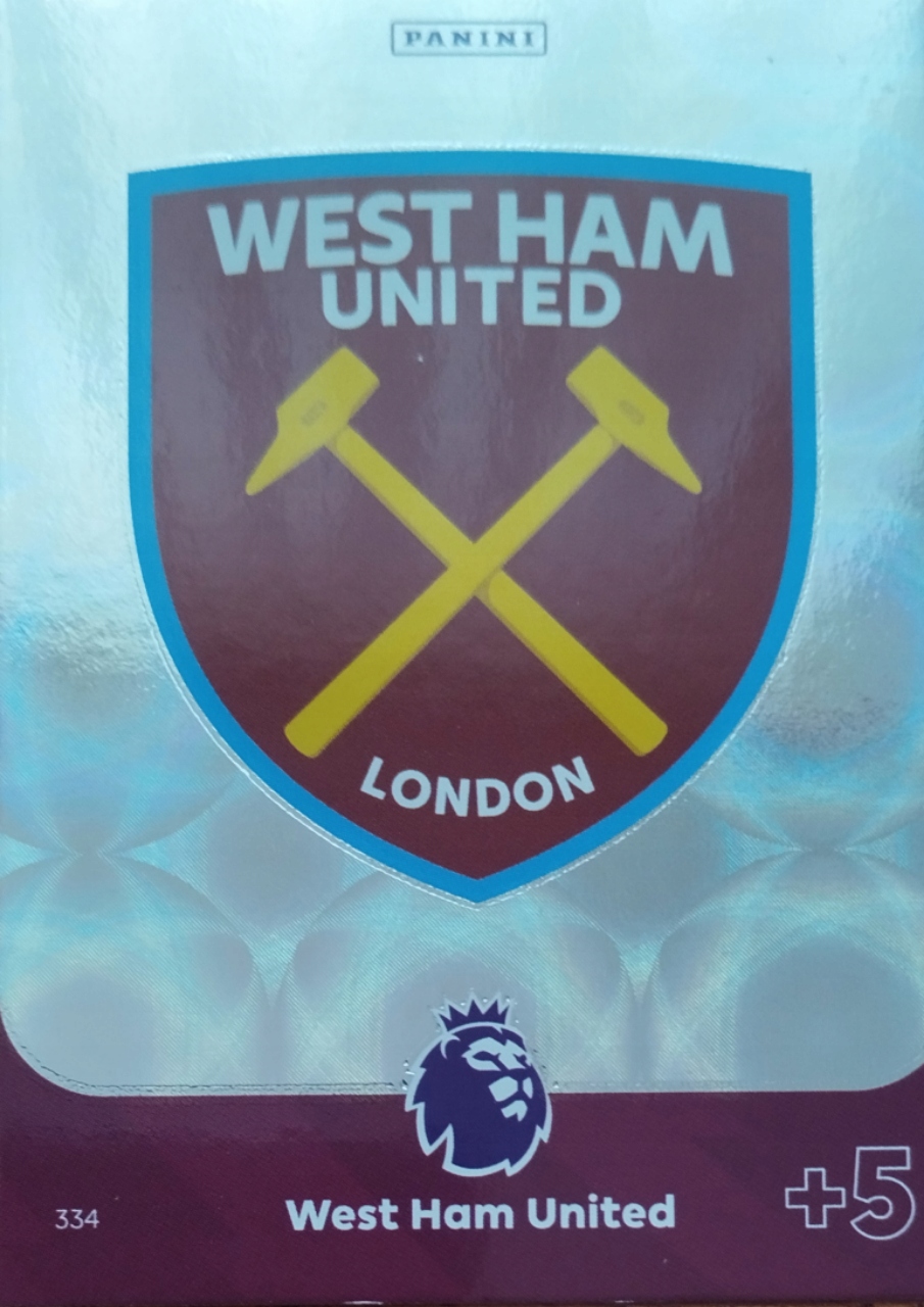 Premier League 2024 Club Crest Logo 334 West Ham
