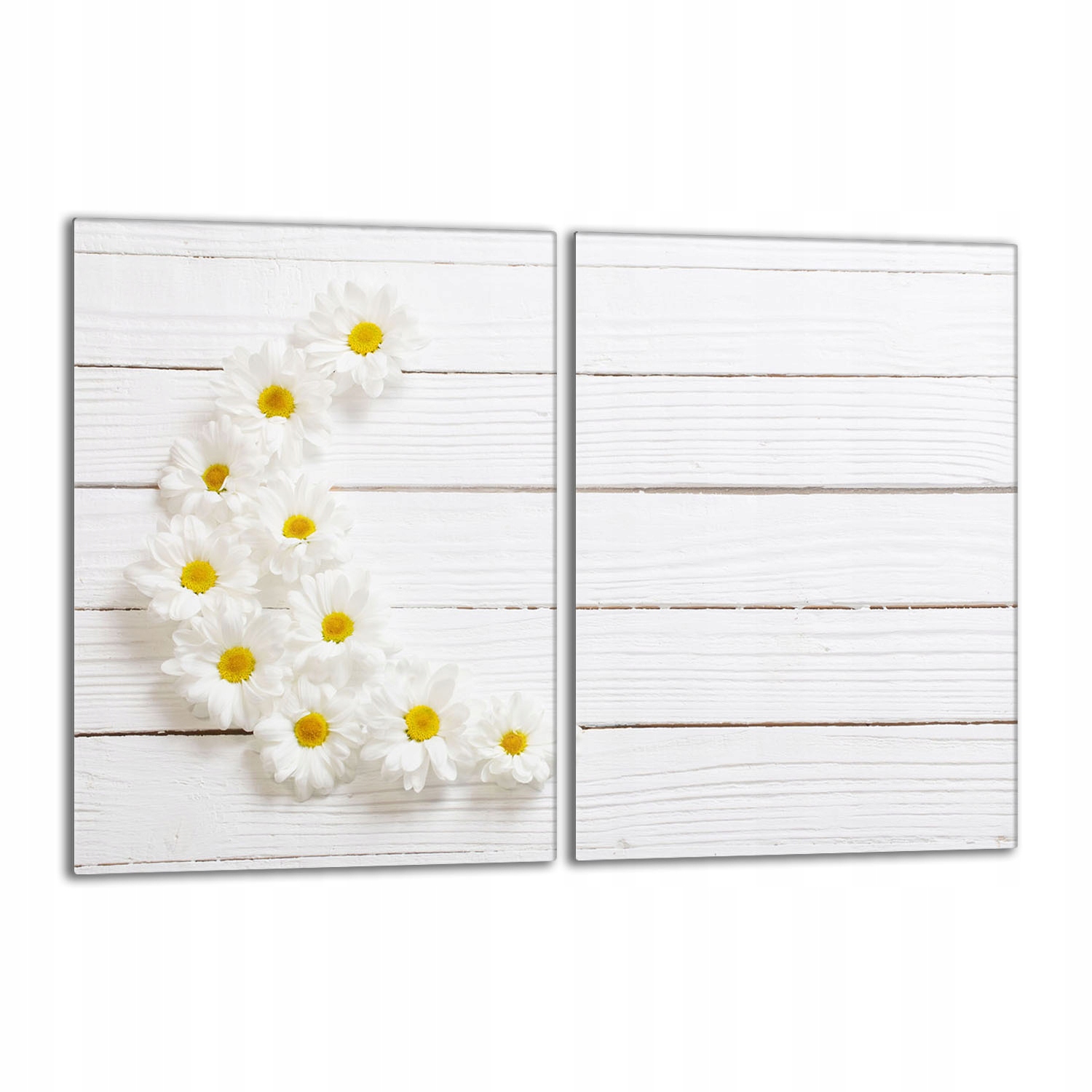 Skleněná ochranná deska na sporák 2x40x52 Dřevo Do Kuchyně