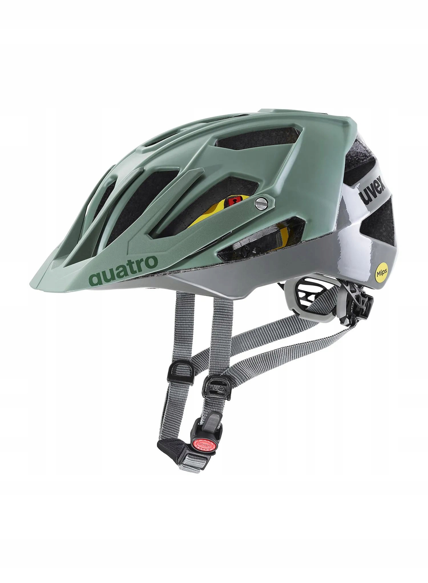 Mtb přilba Uvex Quatro CC Mips moss rhino 56-61 cm