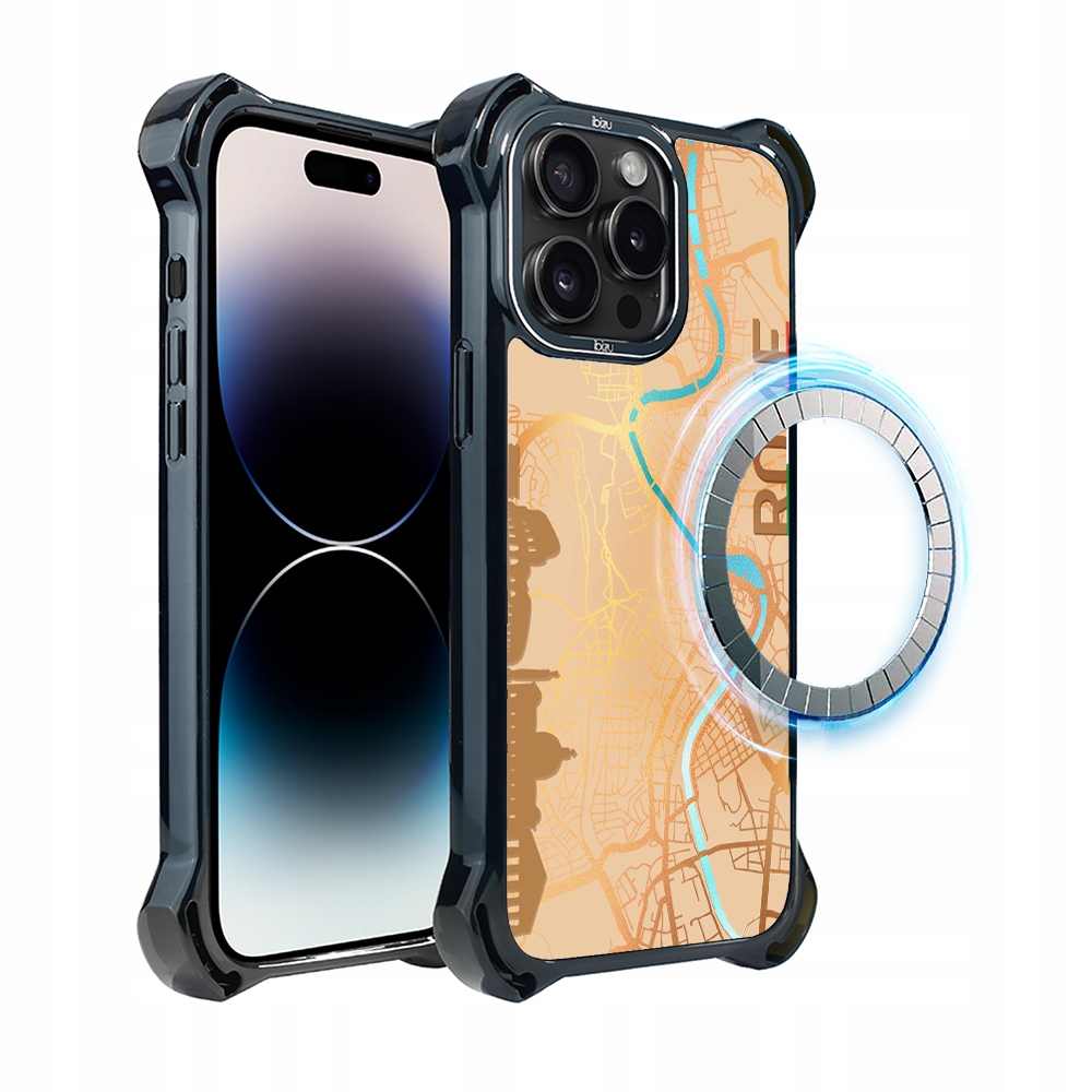 Pouzdro pro iPhone 14 Pro Ibizu DropGuard Ultra s MagSafe, Rome