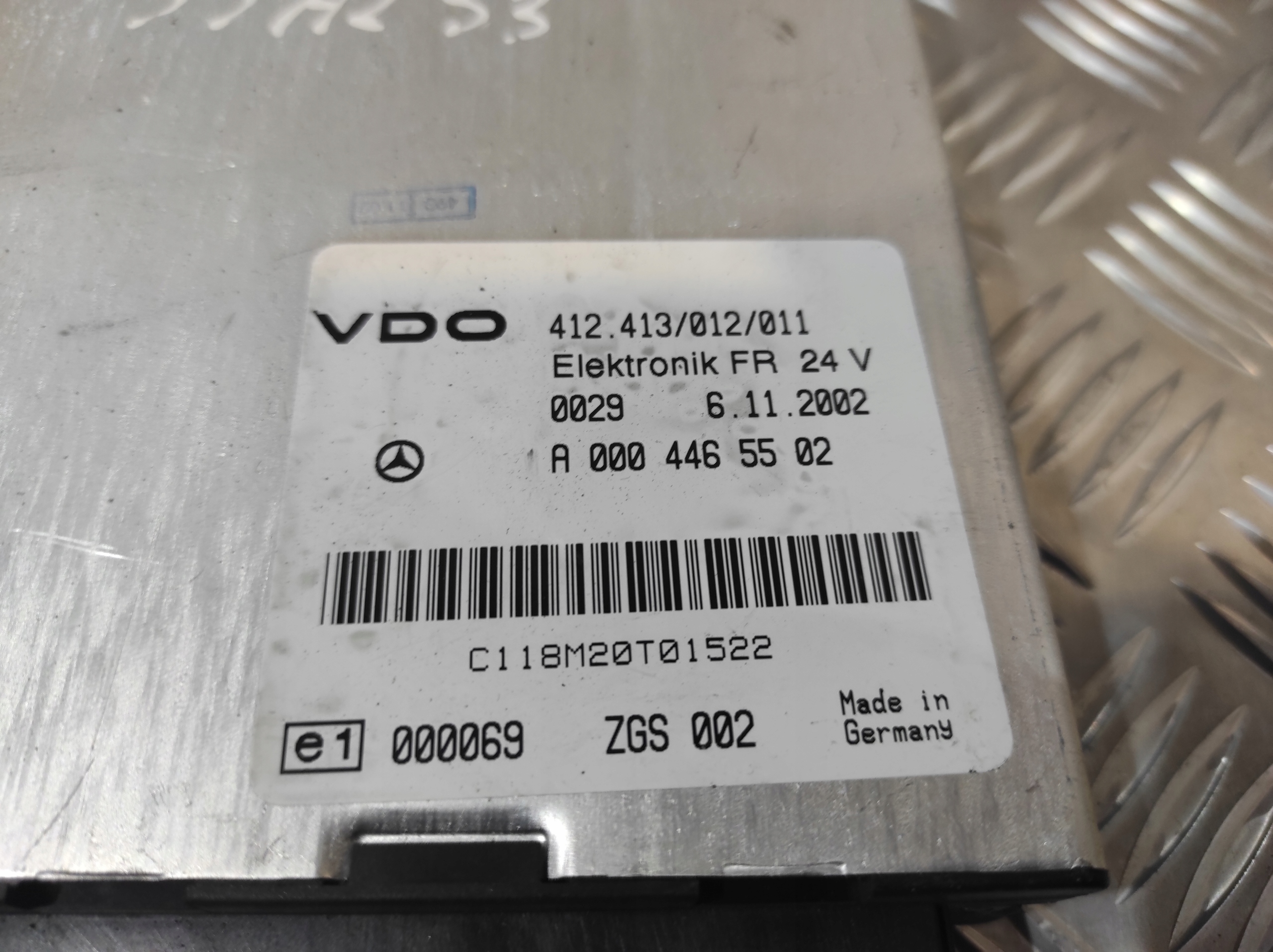 module control unit VDO MERCEDES A 000 446 55 02