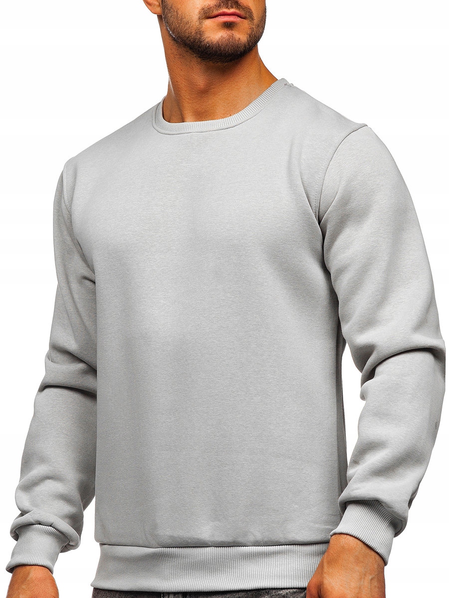 

Bluza Gładka Bez Kaptura Szara 2001 Rozmiar_l