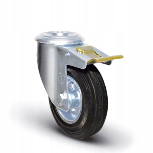 

Koło obrotowe hamulec/150mm/ 130kg z otworem