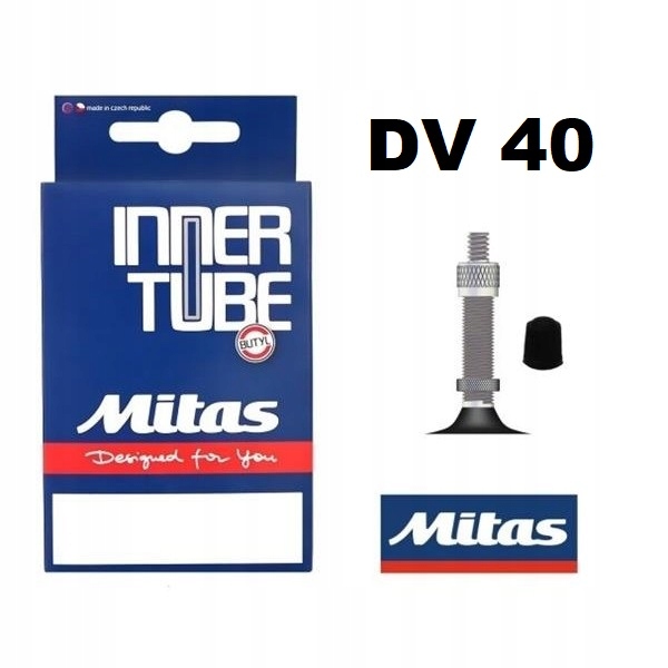 

Dętka 24 x 1.1 - 1.75 [28/47-507] DV40 Mitas