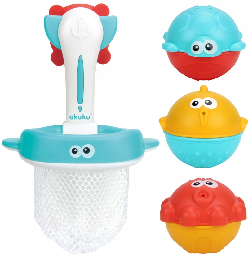 

Akuku Zabawki Kąpielowe Z Sitkiem Do Wody Wanny x3