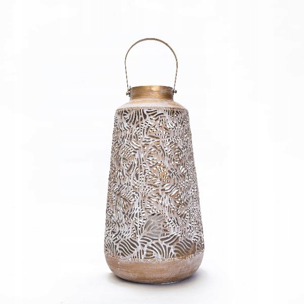 LAMPION LATARNIA LAMPA METALOWA STOŁOWA OGRODOWA