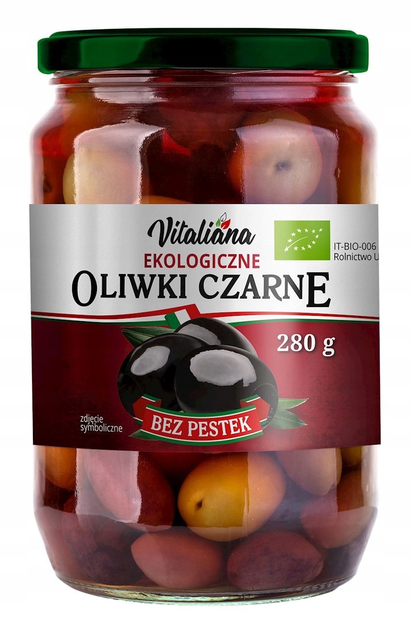 

Czarne Oliwki W Solance Bio 280 g Vitaliana