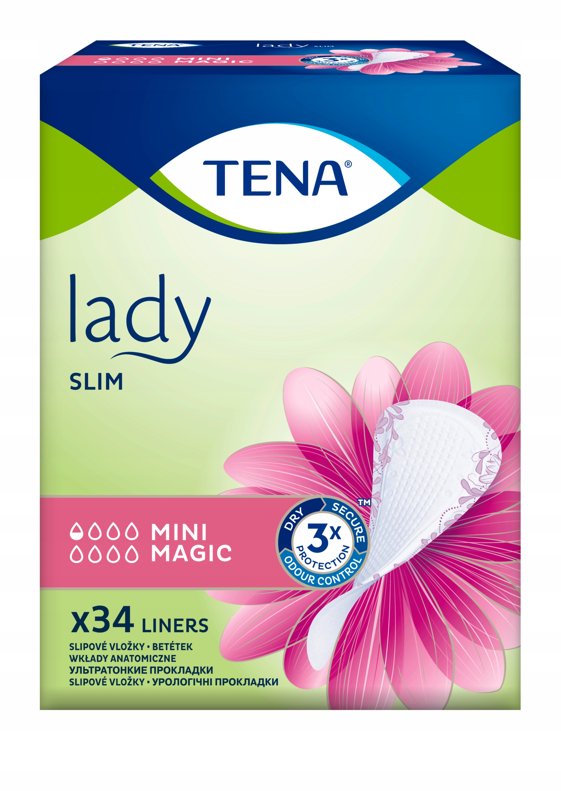 

Tena Lady Slim Mini Magic, wkładki , 34 szt