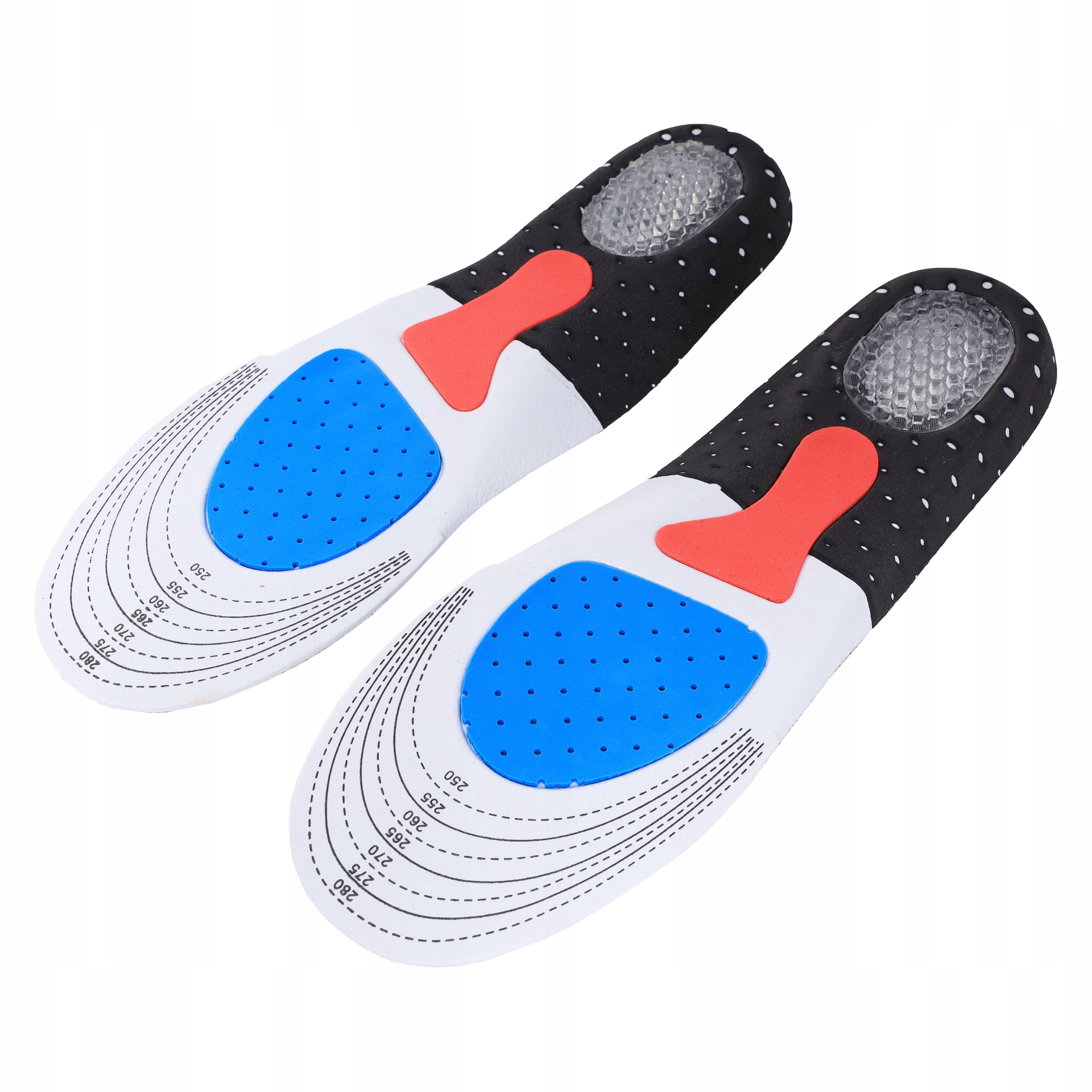 WKŁADKI do butów SPORTOWE NA OSTROGI PIĘTOWE 35-39 Płeć uniseks