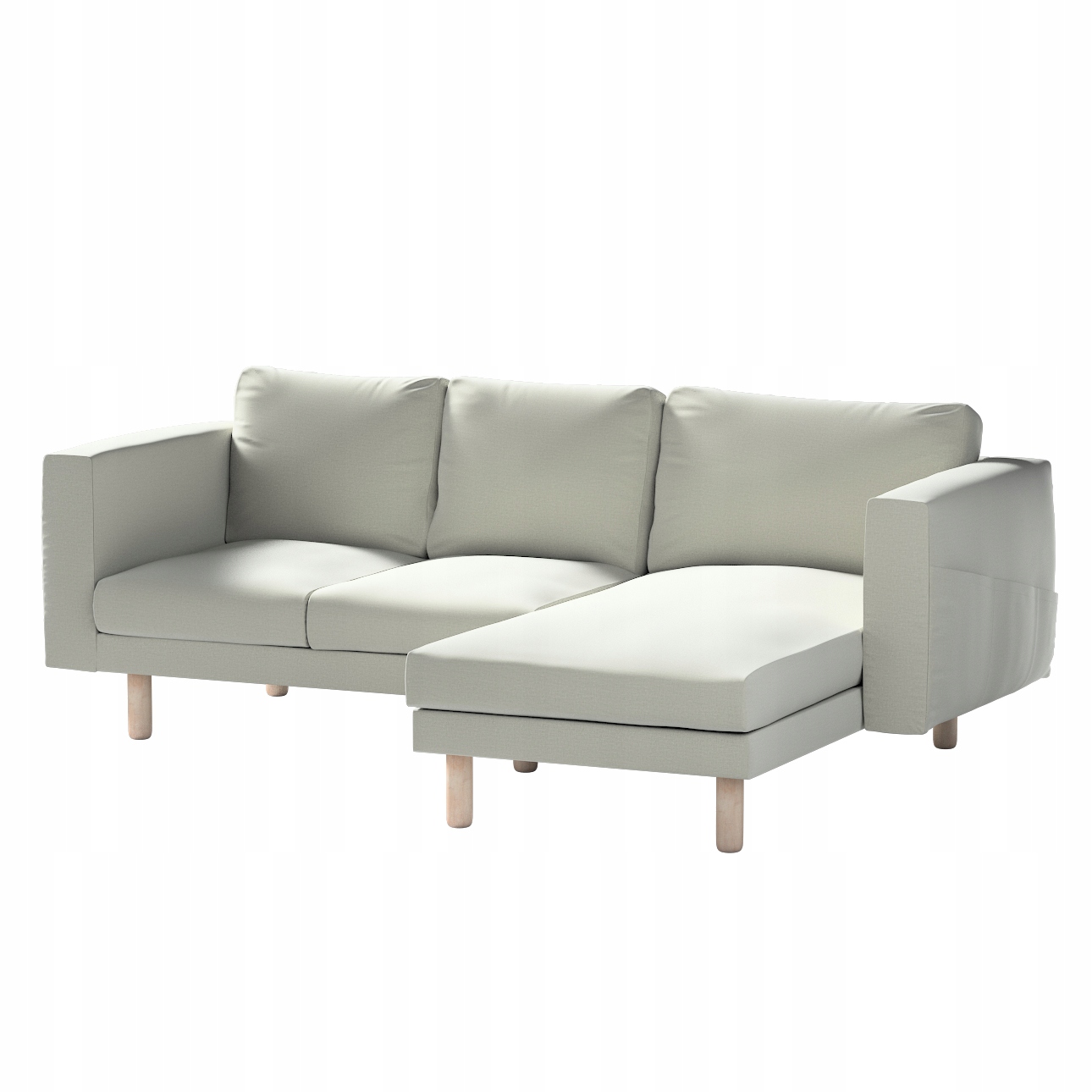 Dekoria potah na 3-místnou pohovku Norsborg s lenoškou Ikea, zelený