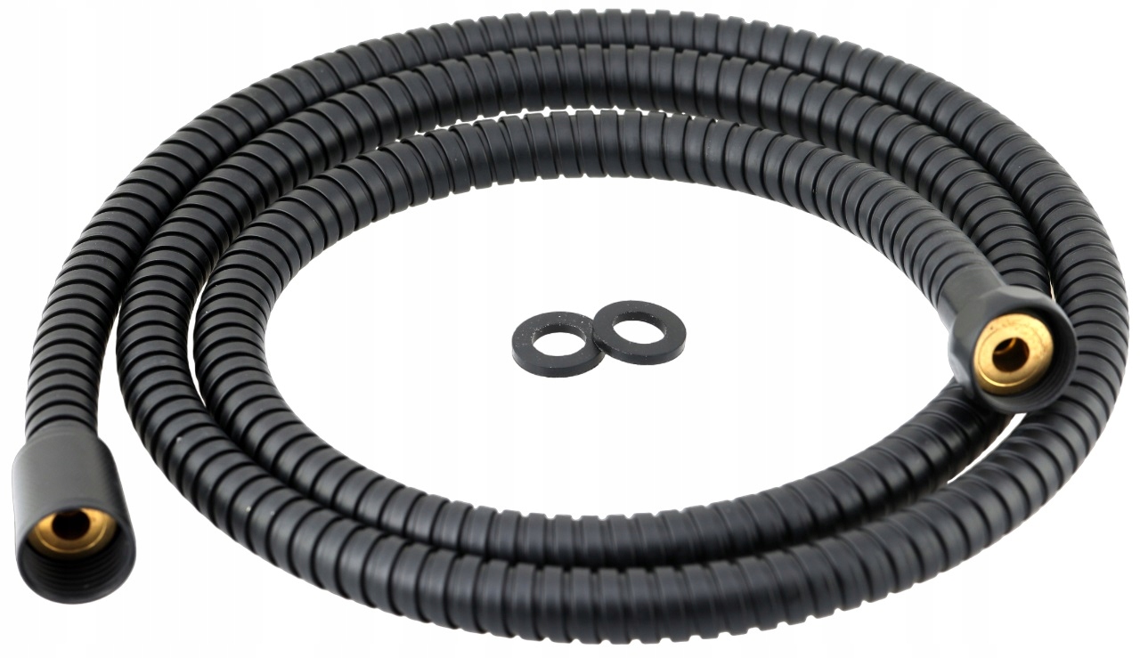 Wąż prysznicowy czarny ASI