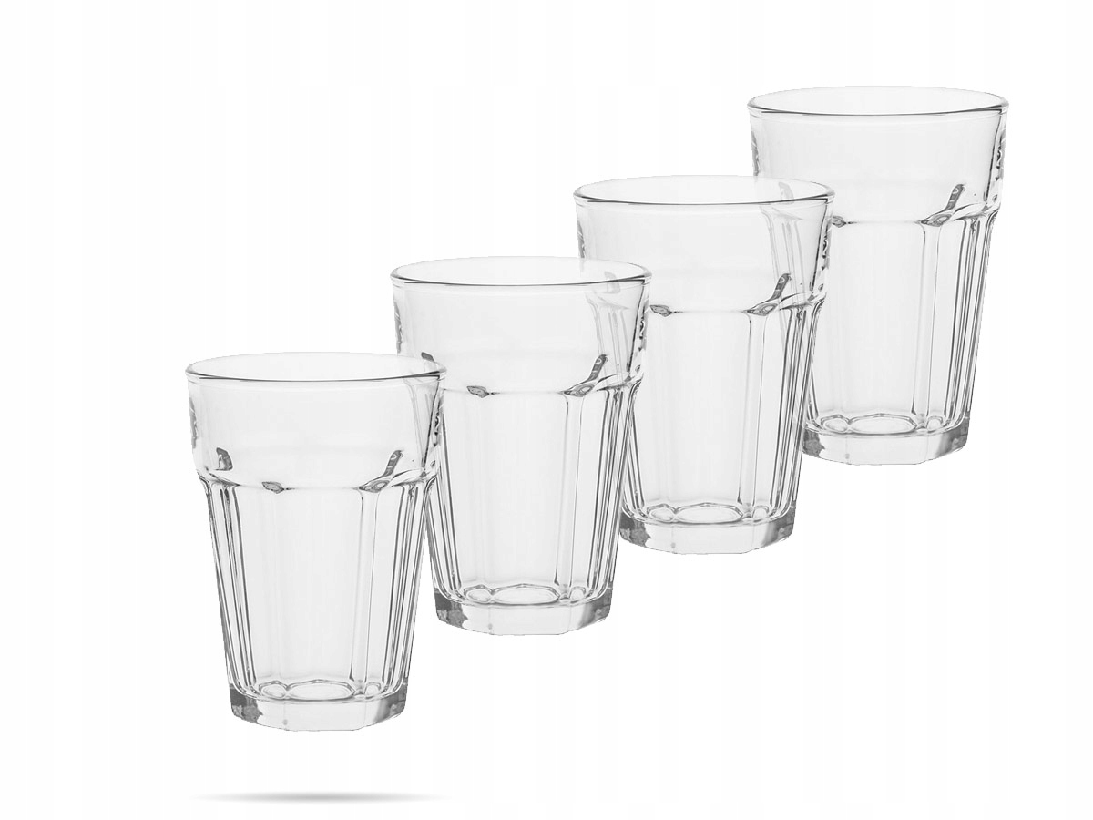 4 X szklanki wysokie do napojów drinków ALVA Trend Glass 395 ml KPL
