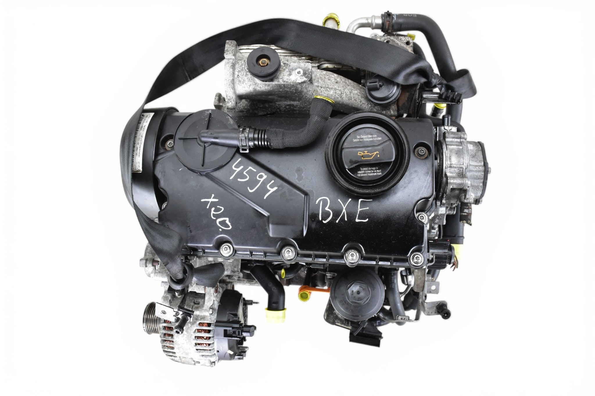 engine PASSAT B6 GOLF V TOURAN OCTAVIA II TOLEDO 1.9TDI 105KM BXE KOMPRESJA