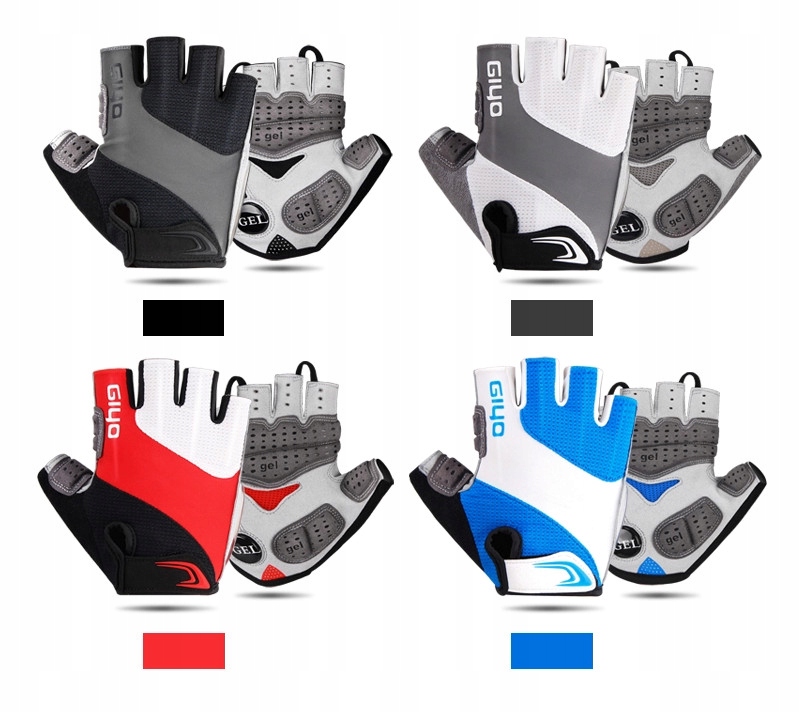 

Rękawiczki rowerowe GiYO 4 kolory Xs S M L XL