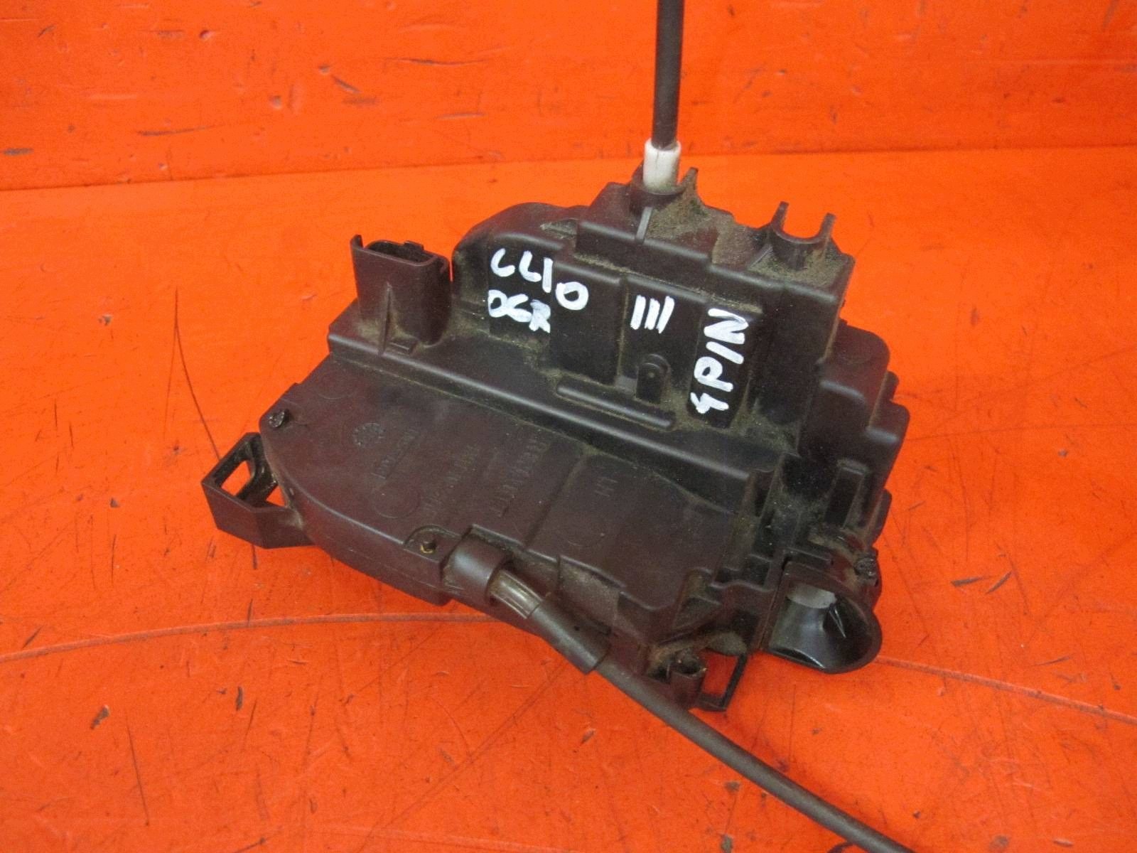 RENAULT CLIO 3 III 5D HB 05- lock door left front front 4 PIN EUROPA