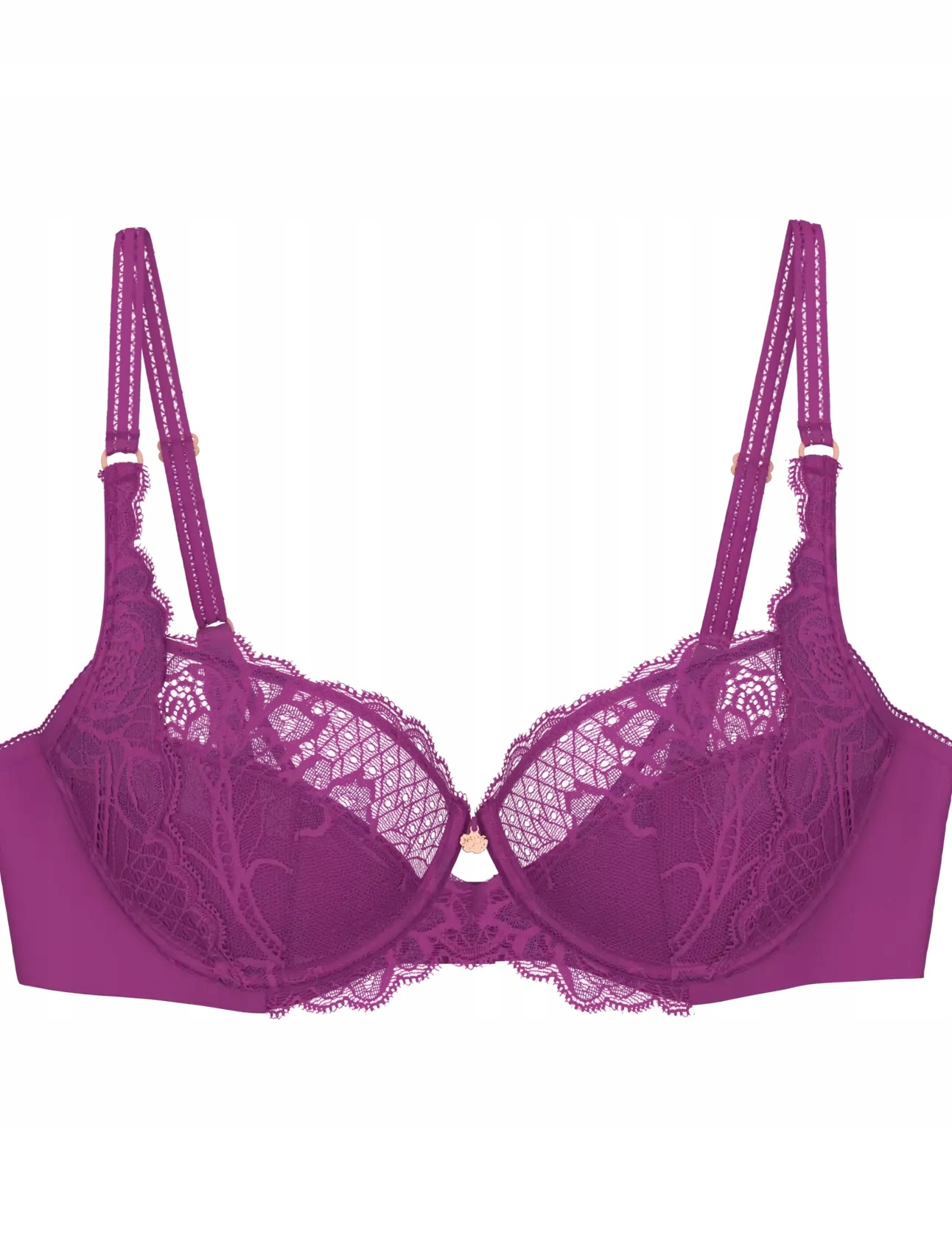 Podprsenka měkká krajková fialová Triumph Wild Peony Florale W 85F