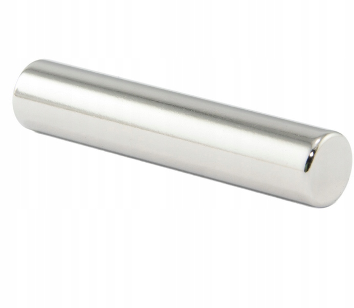 MAGNES Neodymowy Walcowy 5x25 mm OKRĄGŁY SILNY MOCNY N42 Wałek CYLINDRYCZNY Symbol materiału N42